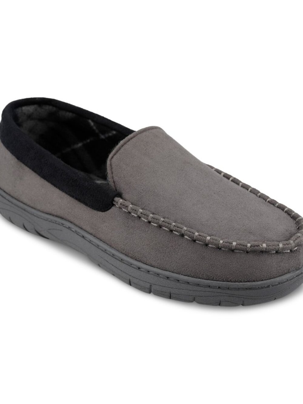 Haggar Men's Indoor/Outdoor Microsuede Venetian Slipper L 9.5-10.5 NIB